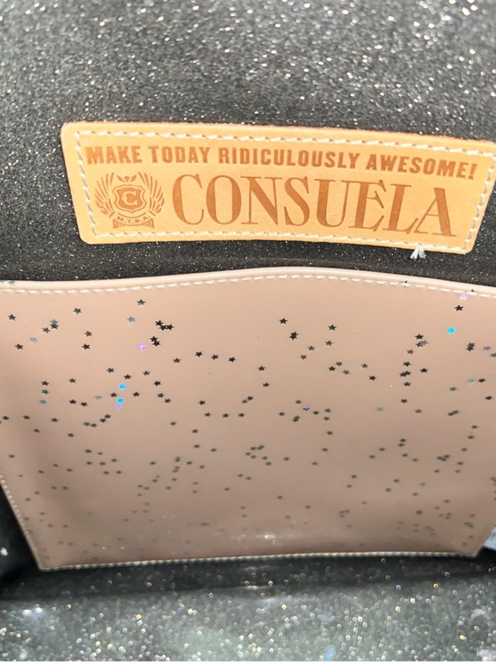 Consuela Iridescent Leopard-Print Tote in Tan and Brown - Picture 12 of 16